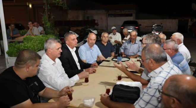 Başkan Şimşek Aşağıçobanisa’da vatandaşların taleplerini dinledi