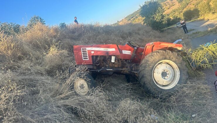 Devrilen traktörün altında kalan 56 yaşındaki adam hayatını kaybetti
