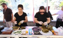 Gastronomi Çarşısı’nda ’En Güzel Sarma’ yarışması