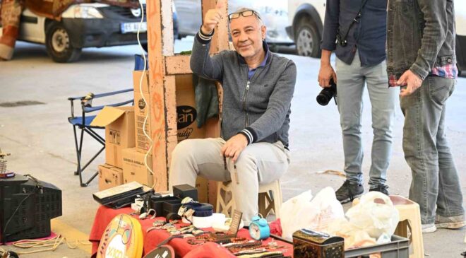 İkinci el eşya pazarı yeni yerinde vatandaşlarla buluşuyor
