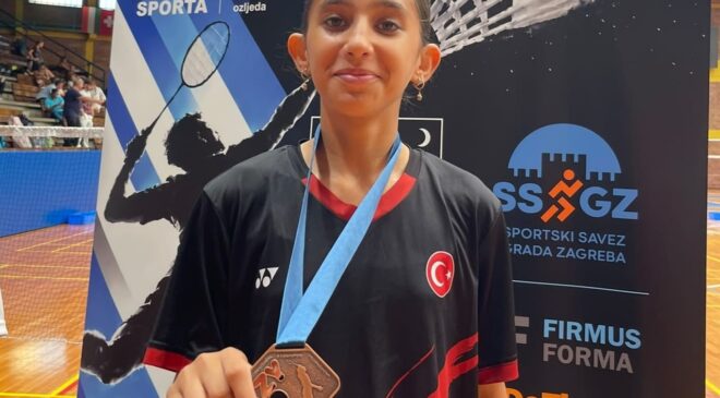 Manisalı Irmak, Hırvatistan’da kürsüye çıktı