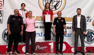 Manisalı milli sporcu Denktaş’tan rekor üstü atış