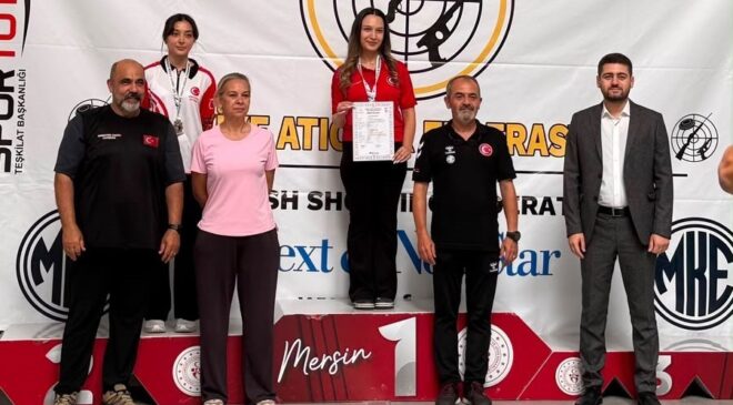 Manisalı milli sporcu Denktaş’tan rekor üstü atış