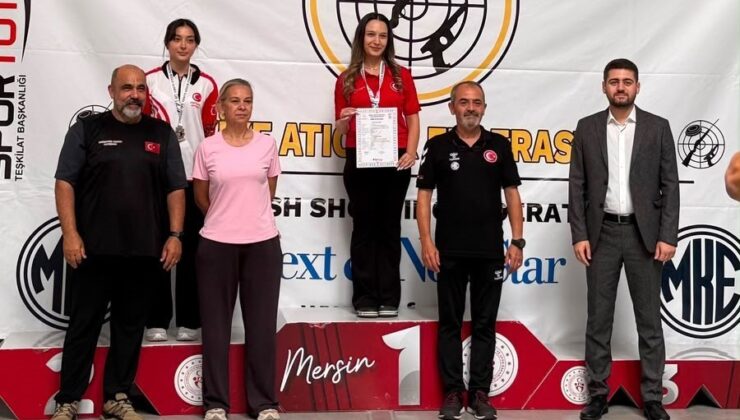 Manisalı milli sporcu Denktaş’tan rekor üstü atış