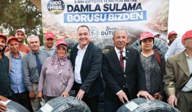 Salihli’de 500 üreticiye damlama sulama desteği