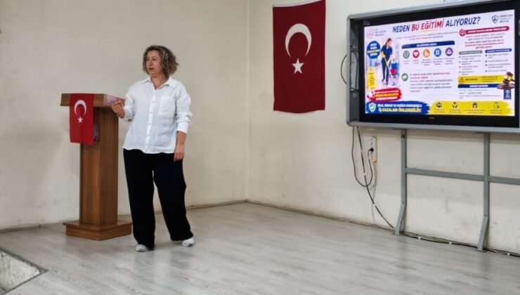 Sarıgöl’de 38 çalışana iş güvenliği eğitimi