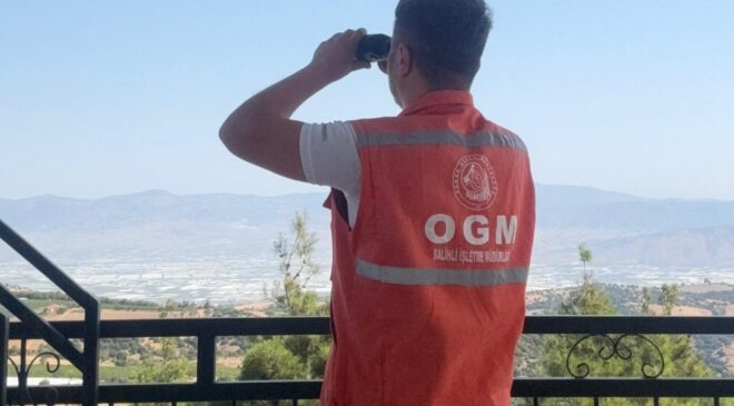 Sarıgöl’ün “duman gözcüleri” 7/24 nöbette
