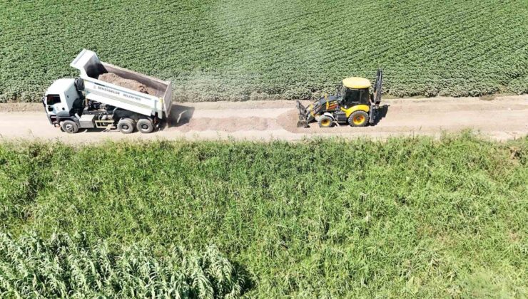 Şehzadeler’de ova yollarında çalışmaların yüzde 72’si tamamlandı