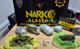 Alaşehir’de 1 kilo esrarla yakalanan şüpheli tutuklandı