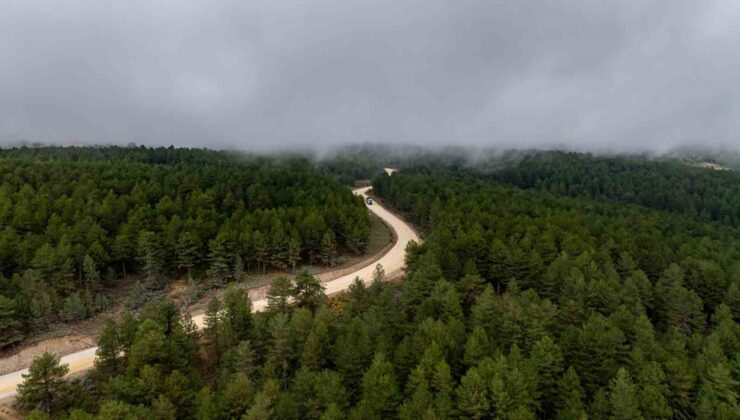 Demirci Söğütçük’te 11 kilometrelik yol için çalışma başladı