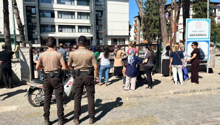 Manisa’da okul güvenliği için 8 bine yakın personel sahaya indi
