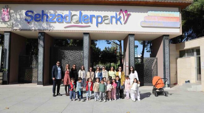 Minik misafirler Şehzadelerpark’ta hem öğrendi hem eğlendi