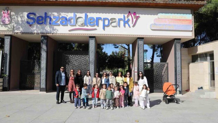 Minik misafirler Şehzadelerpark’ta hem öğrendi hem eğlendi