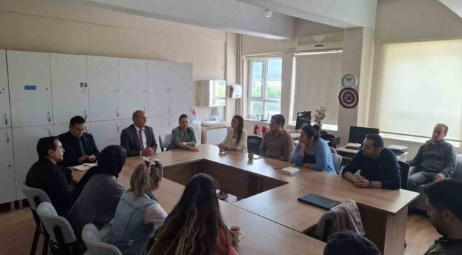 Okul ziyaretleriyle eğitimin nabzı tutuluyor