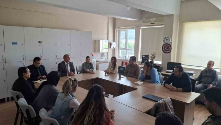 Okul ziyaretleriyle eğitimin nabzı tutuluyor