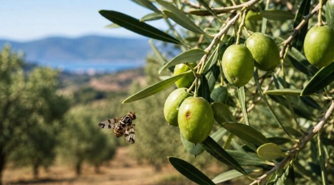 Salihli’de zeytin üreticilerine sinek uyarısı