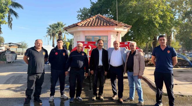 Sarıgöl’de iki mahalleye yangın tankeri desteği