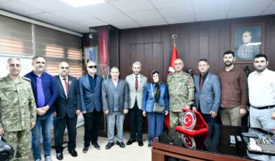 Şehit aileleri ve gazilerden Albay Altınok’a anlamlı ziyaret
