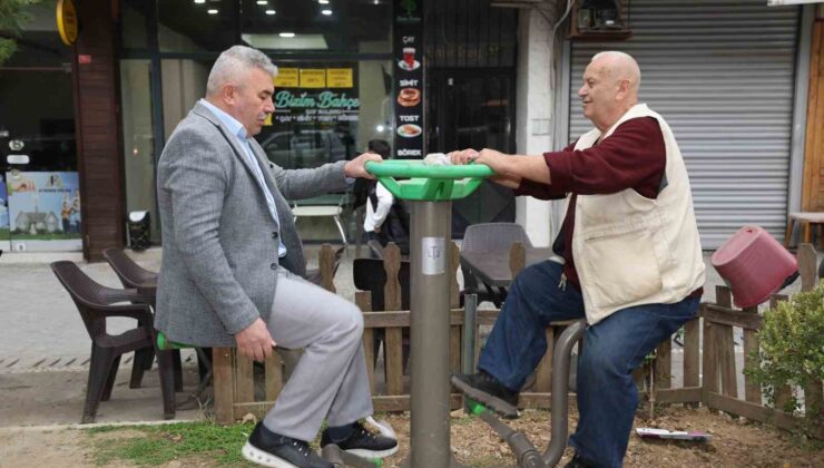 Şehzadeler’de mahallelinin spor aleti talebi karşılık buldu