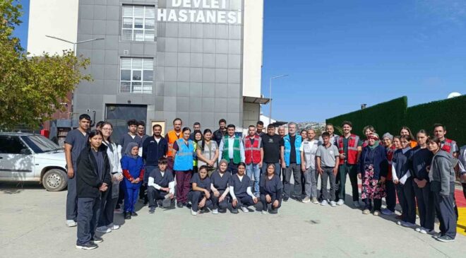 Selendi’de gerçek gibi tatbikat