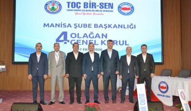 TOÇ Bir-Sen Manisa’da Uğur Bayil güven tazeledi