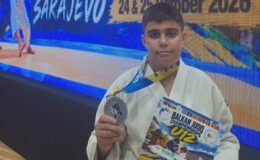 Yiğit Akbulut’tan judoda Balkan ikinciliği
