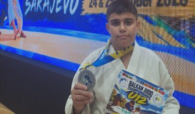 Yiğit Akbulut’tan judoda Balkan ikinciliği