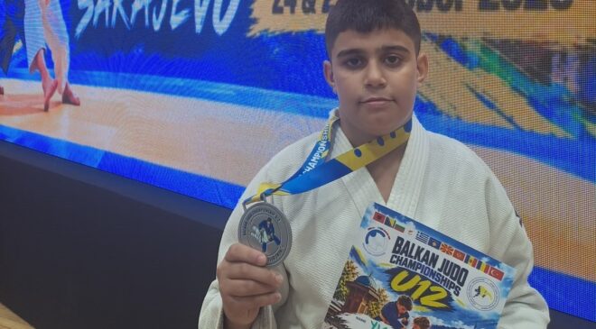 Yiğit Akbulut’tan judoda Balkan ikinciliği