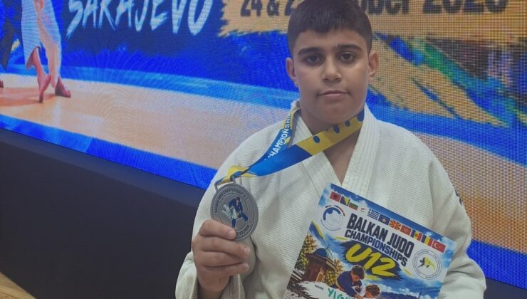 Yiğit Akbulut’tan judoda Balkan ikinciliği