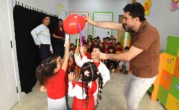 Yunusemre’de miniklere ağız ve diş sağlığı eğitimleri sürüyor