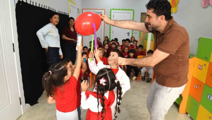 Yunusemre’de miniklere ağız ve diş sağlığı eğitimleri sürüyor